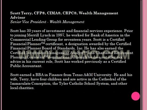 The LMT Wealth Management Group - Merrill Lynch Financial Advisor