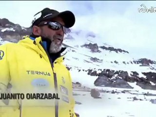 Download Video: El Conquistador del Aconcagua 2011: Juanito Oiarzabal espera a 5200 metros de altitud