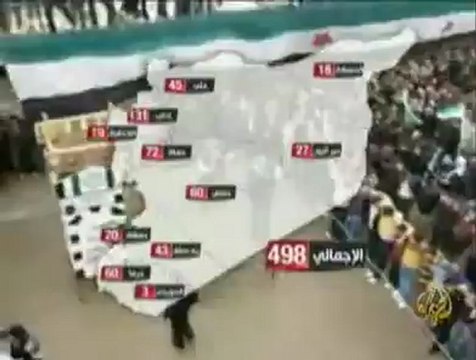 إستمرار الثورة السورية رغم قتل المتظاهرين