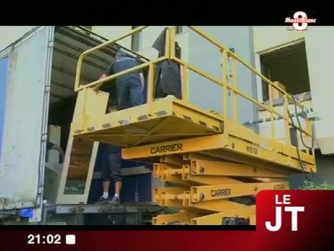 Le 7e BCA en plein déménagement (Bourg-Saint-Maurice)