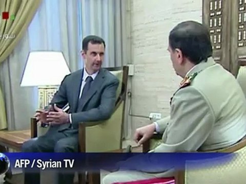 La télévision syrienne montre des images d'Assad