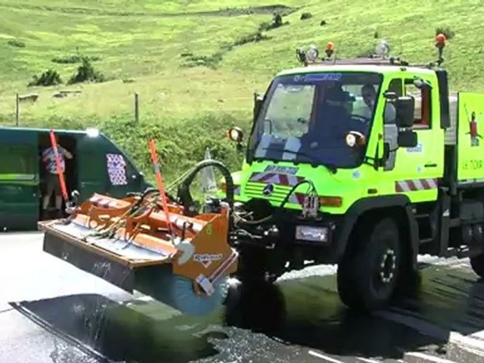 L'ADF dans le Tour de France 2012: Traitement d'un ressuage