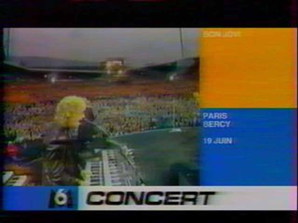 Pub TV Bon Jovi Bercy 2001