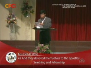 A Model Church - The Christian Church As God Intends It To Be