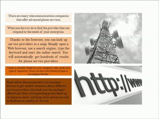 Phone Service Providers:How to Choose The Best For Your Business