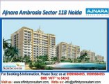 Ajnara Ambrosia Noida @  919999684905, Ajnara New Project Noida, Ajnara Ambrosia Sector 118 Noida
