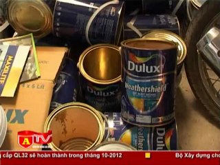 ANTÐ - Phát hiện cơ sở sản xuất sơn rởm