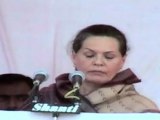 Sonia Gandhi in Maharashtra: If farmers are sad, country cannot be happy