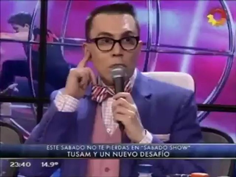 MARCELO POLINO Y BETO CÉSAR FUERTE CRUCE EN EL BAILANDO