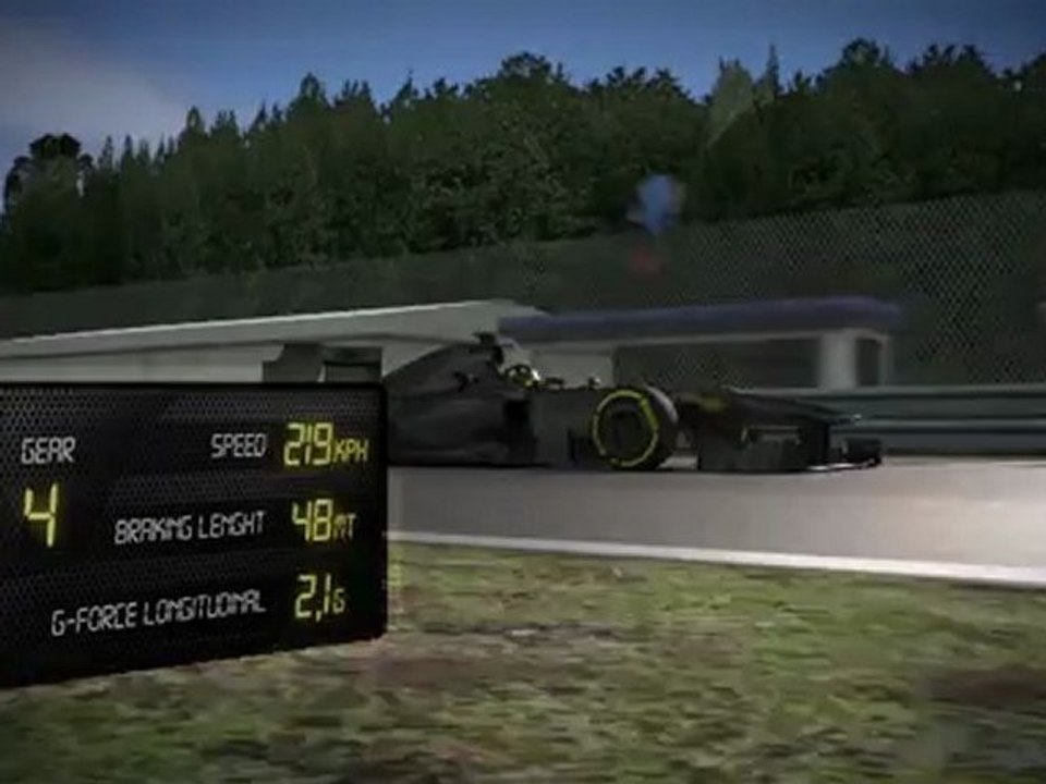 2012 Formula 1 Grand Prix of Germany - Pirelli 3D Simulation