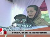 Sonia Gandhi expresses her gratitude to the people of Maharashtra for supporting the Congress