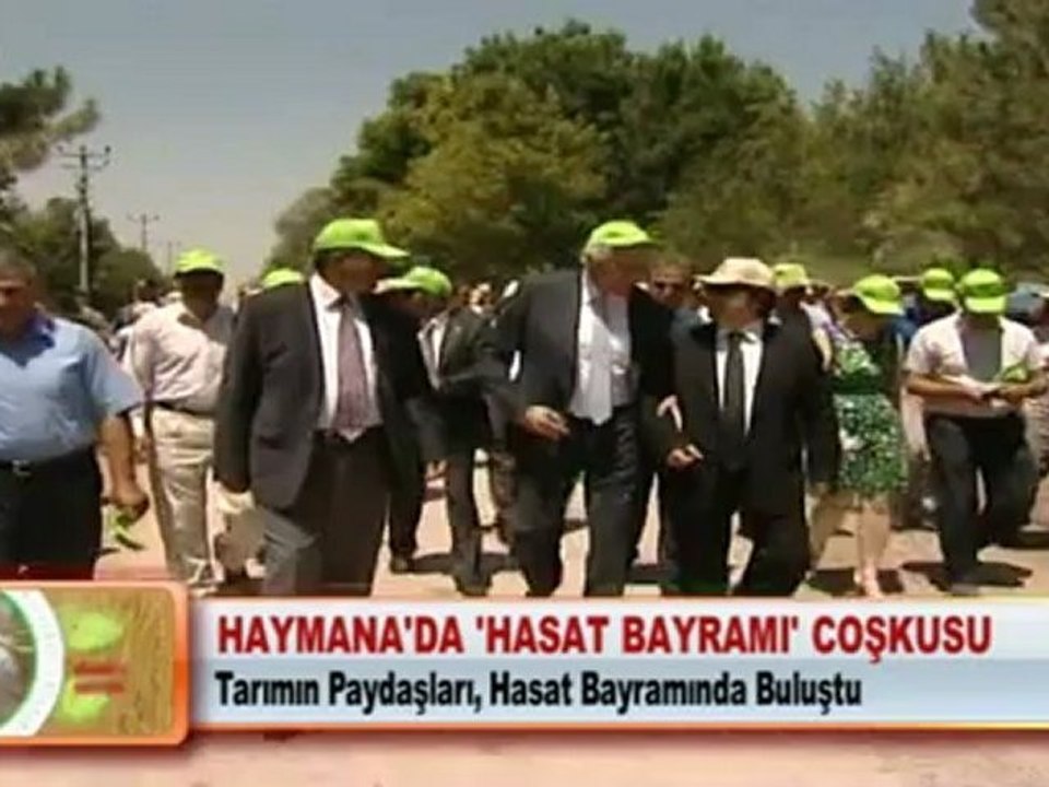 HAYMANA'DA HASAT BAYRAMI COŞKUSU