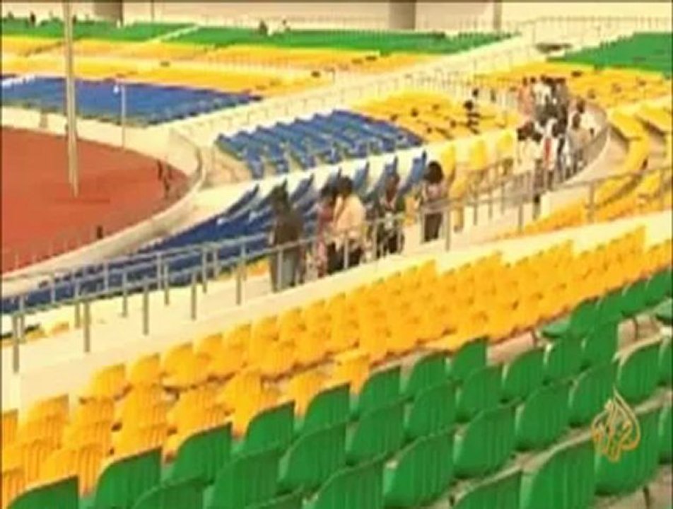 استمرار العمل في ملعب الصداقة بليبرفيل