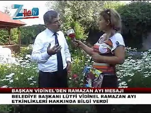 Zile belediye başkanı vidinelden ramazan mesajı