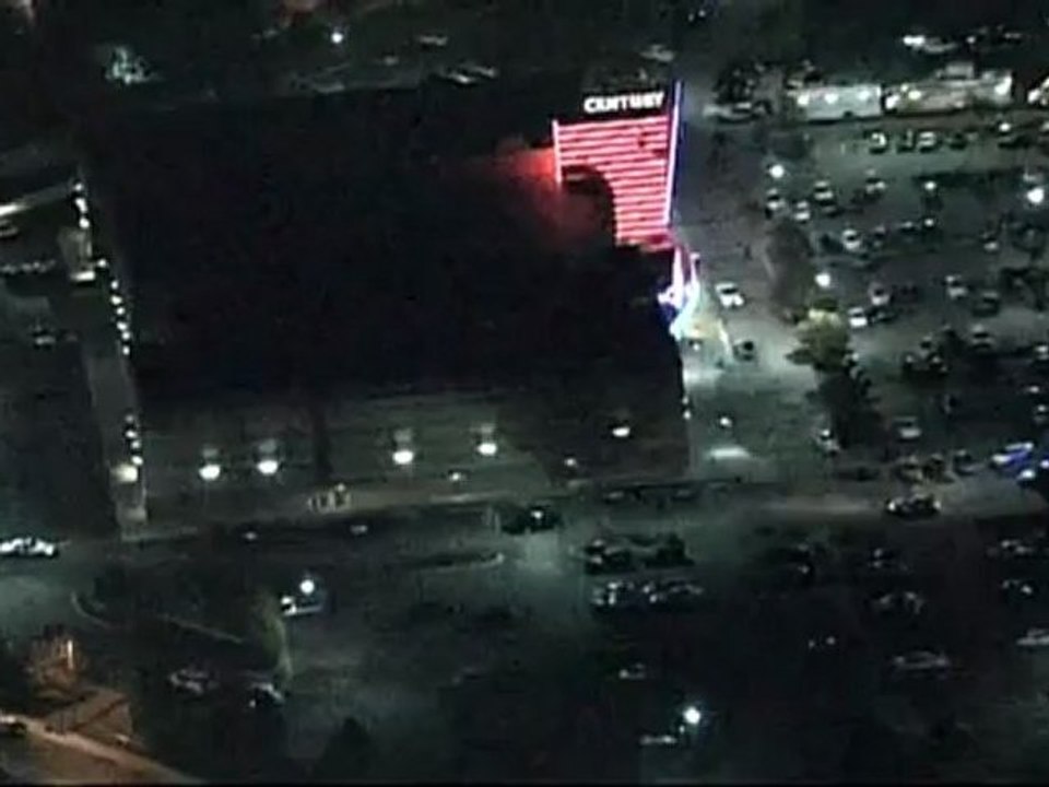 Denver Batman shooting: Aerials of bomb disposal robot