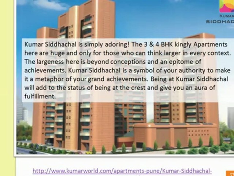 Kumar Siddhachal-2&3 bhk apartments in Market Yard
