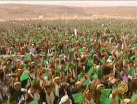 مشهد مدينة صعدة في سيطرة الحوثيون