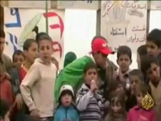 قصف الجيش السوري لمنازل بابا عمرو