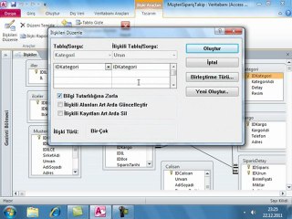 Access ile Müşteri ve Sipariş Takip Programı Uygulaması-4
