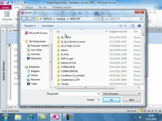 Access ile Müşteri ve Sipariş Takip Programı Uygulaması-5