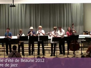 Académie d'été de Beaune 2012 - Orchestre de jazz