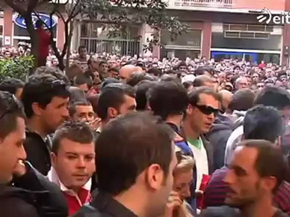Muere el hincha del Athletic herido