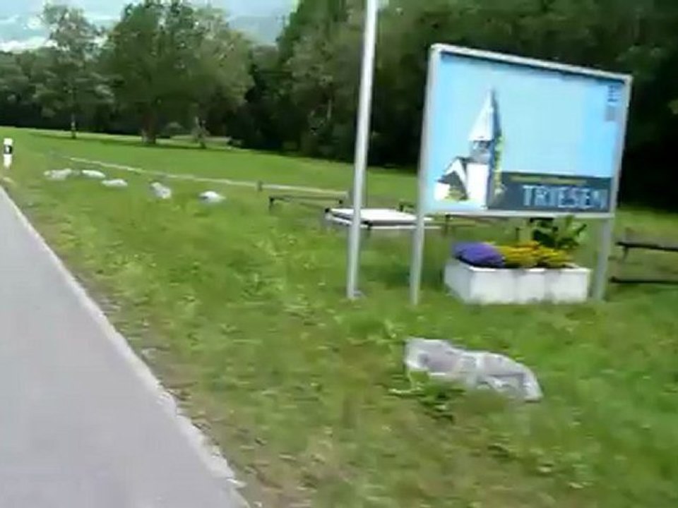 Le Liechtsentein au sud de Vaduz