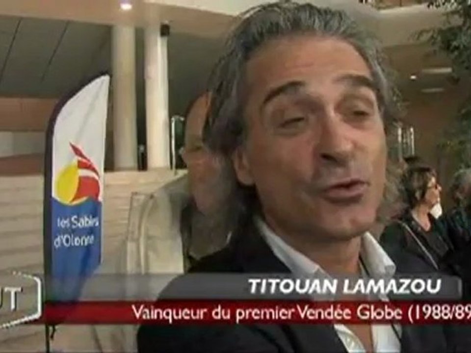 Vendée Globe : Titouan Lamazou inaugure sa plaque