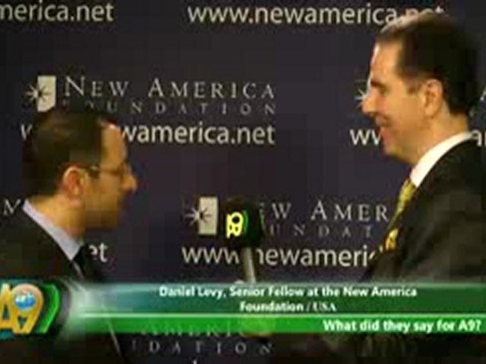 Daniel Levy, Senior Fellow at the New America Foundation - USA