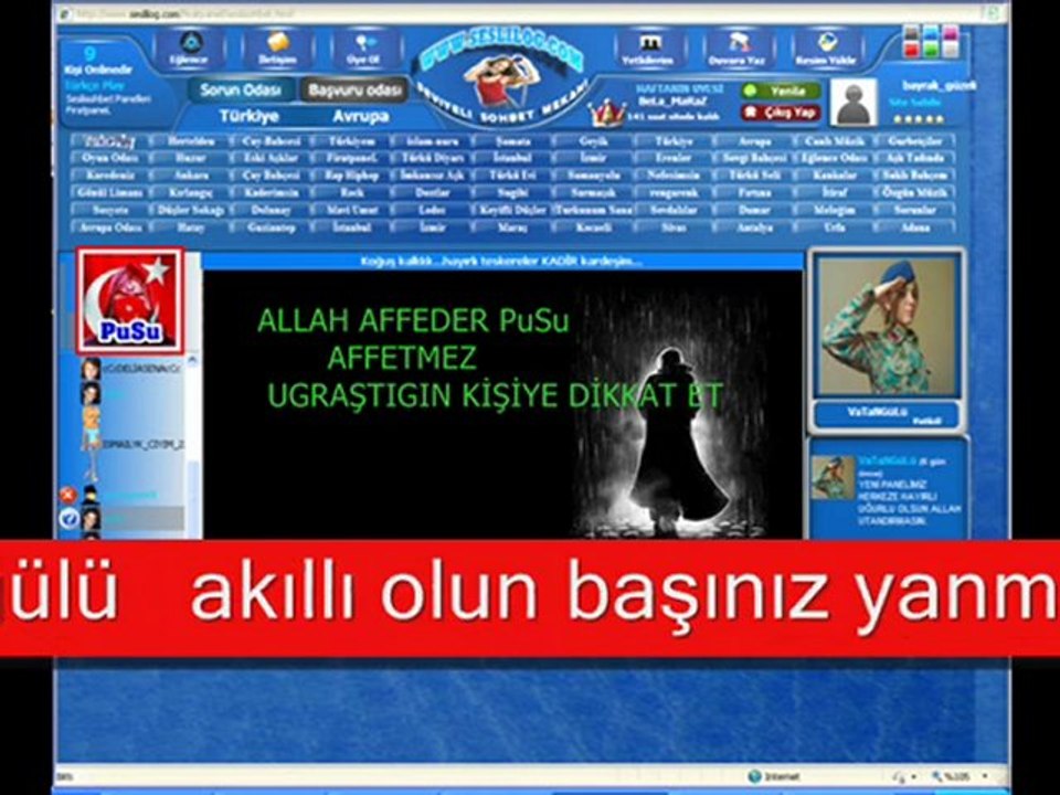 sus dinle PuSu siker maraz sen izle