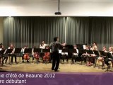 Académie d'été de Beaune 2012 - Orchestre débutant