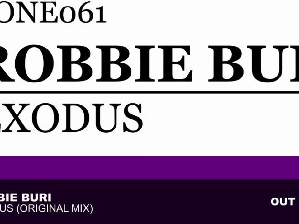 Robbie Buri - Exodus (Original Mix)