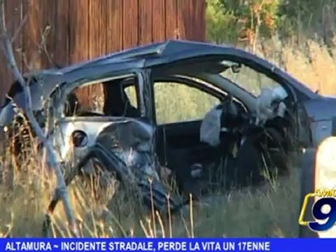 Altamura | Incidente stradale, perde la vita un 17enne