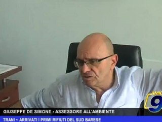 Trani | Arrivati i primi rifiuti del Sud Barese