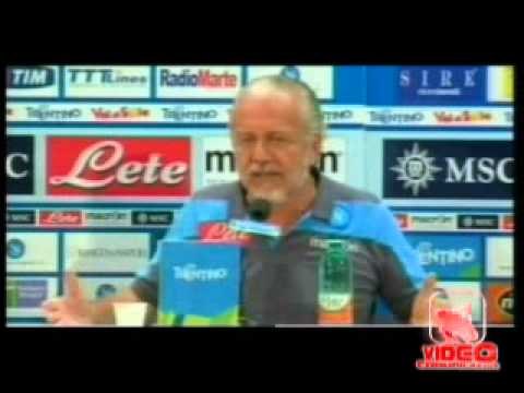 Dimaro (TN) - De Laurentis si coccola Insigne (live 19.07.12)