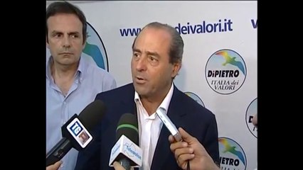 Di Pietro - Il Quirinale predica bene e razzola male (20.07.12)