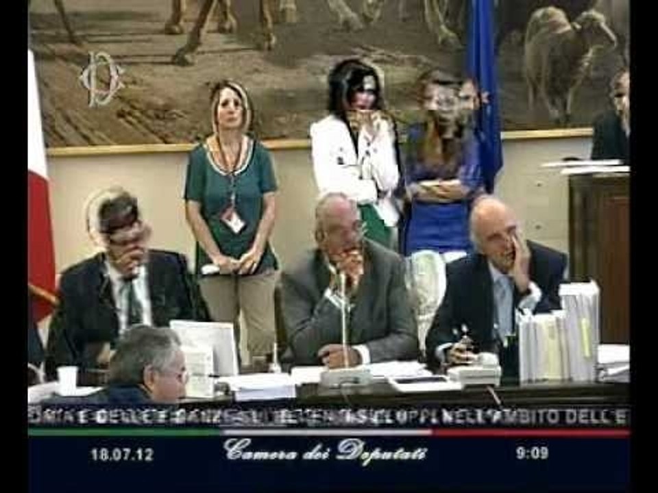 Roma - L'audizione di Vittorio Grilli (18.07.12)