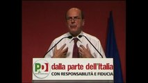 Roma - Dalla Parte dell'Italia - Relazione di Pier Luigi Bersani (14.07.12)