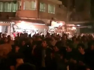 Syria  فري برس حلب مظاهرة الاشرفية 2012 07 20 Aleppo