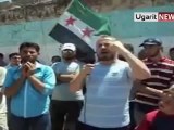 فري برس  باتبو حلب , كلمة الشيخ  أنس عيروض عضو المجلس الوطني في المظاهرة  20 7 2012 Aleppo