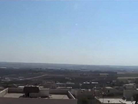 فري برس طائرات جيش الأسد الخائن تقصف ريف حلب الشمالي 20 7 2012 Aleppo