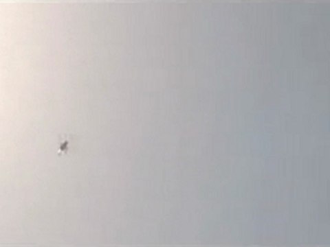 فري برس ريف دمشق تحليق مروحي فوق سماء مدينة يلدا 20 7 2012 Damascus
