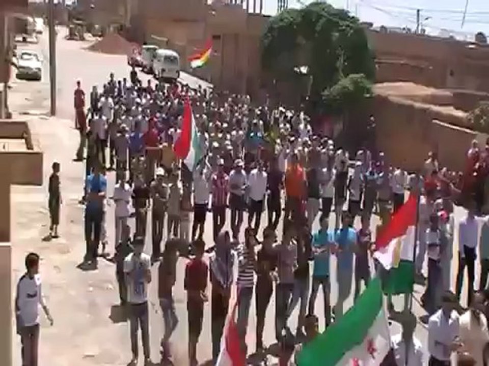 فري برس  الحسكه الدرباسية ـ جمعة رمضان النصر سيكتب في دمشق  20 7 2012 ALhasaka