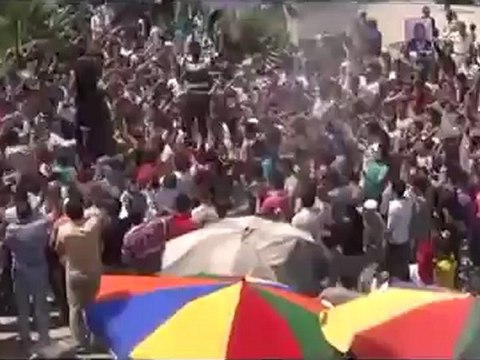 فري برس ادلب معرة النعمان مظاهرة في جمعة رمضان النصر 20 7 2012 Idlib