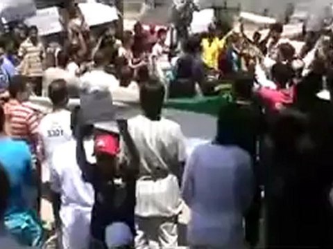 فري برس حماة المحتلة حي الحميدية جمعة معركة تحرير دمشق 20 7 2012 Hama