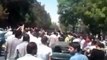 فري برس  دمشق مظاهرة حاشدة دمشق شارع خالدبن الوليدانتهت بمجزرة 20 7 2012 Damascus