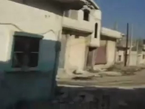 Syria فري برس حمص الدمار في ديربعلبة بحمص بعد اجتياح مليشات الأسد 15 7 2012 Homs