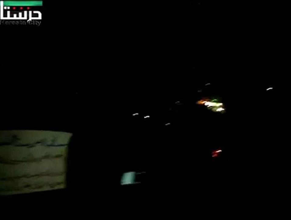 Syria فري برس  ريف دمشق حرستا  مظاهرة مسائية   18 7 2012 ج3 Damascus