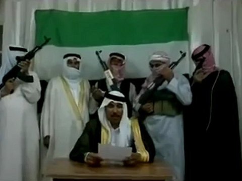 Syria فري برس حلب نداء شيخ عشيرة جبور العبدان عضو إئتلاف الحديديين 19 7 2012 Aleppo