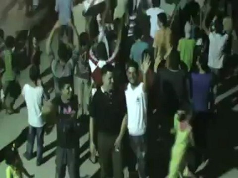 Syria فري برس حماه المحتلة مسائية طريق حلب الجديد 17 7 2012 Hama